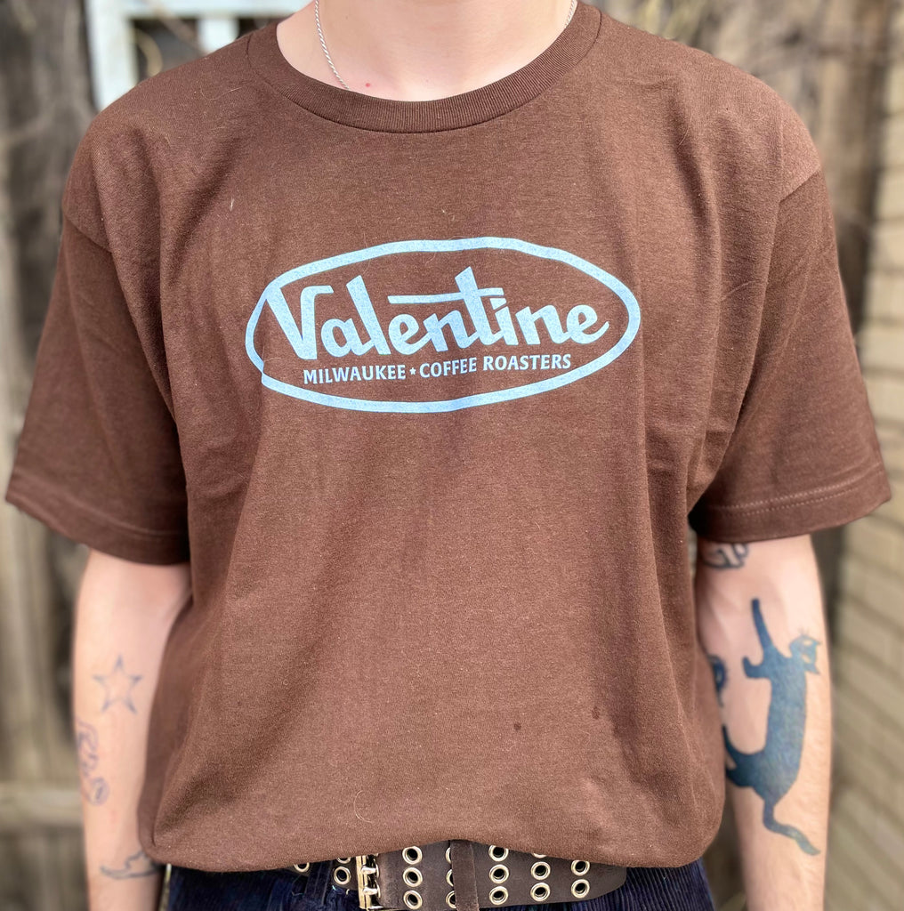 Brown and Blue Valentine Tee